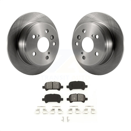 Rear Disc Brake Rotors And Semi-Metallic Pads Kit For Toyota Camry Solara K8S-101696 by Transit Auto