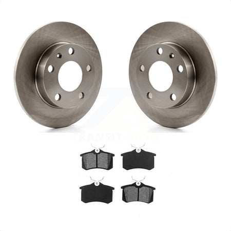 Rear Disc Brake Rotors And Semi-Metallic Pads Kit For Audi A4 Quattro With 245mm Diameter Rotor K8S-101710 by Transit Auto