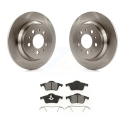 Rear Disc Brake Rotors And Semi-Metallic Pads Kit For Volvo S60 V70 XC70 S80 K8S-101757