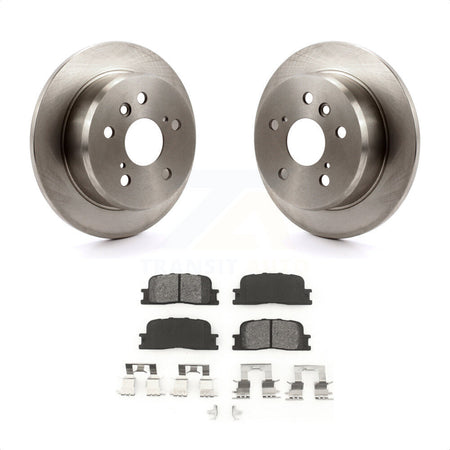 Rear Disc Brake Rotors And Semi-Metallic Pads Kit For Toyota Camry Lexus ES330 ES300 K8S-101763 by Transit Auto