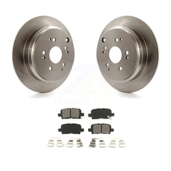 Rear Disc Brake Rotors And Semi-Metallic Pads Kit For 2002-2004 Honda Odyssey K8S-101768