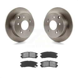 Rear Disc Brake Rotors And Semi-Metallic Pads Kit For Mitsubishi Galant Eclipse K8S-101799