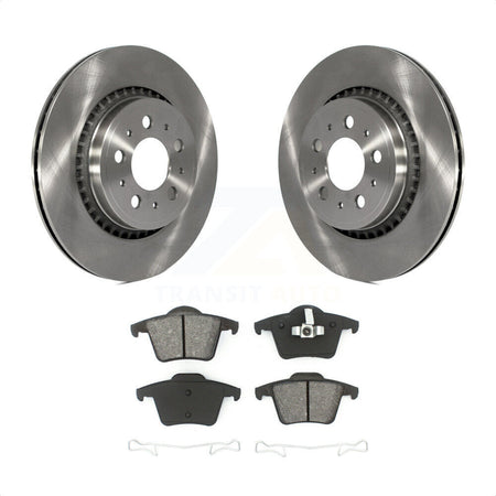 Rear Disc Brake Rotors And Semi-Metallic Pads Kit For 2003-2014 Volvo XC90 K8S-101807 by Transit Auto