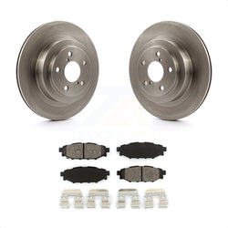 Rear Disc Brake Rotors And Semi-Metallic Pads Kit For Subaru Legacy K8S-101825