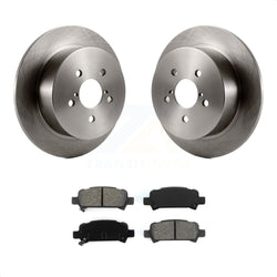 Rear Disc Brake Rotors And Semi-Metallic Pads Kit For 2008-2009 Subaru Legacy 3.0L With 17" Factory Wheels K8S-101829