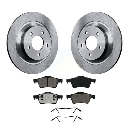 Rear Disc Brake Rotors And Semi-Metallic Pads Kit For 2006 Mazda 5 To 02 06 K8S-101858 by Transit Auto