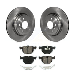 Rear Disc Brake Rotors And Semi-Metallic Pads Kit For BMW 335i X1 xDrive 330i 335xi 335d 330xi 335is K8S-101862