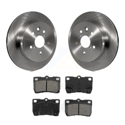 Rear Disc Brake Rotors And Semi-Metallic Pads Kit For Lexus IS250 GS350 IS350 GS300 GS430 GS450h GS460 K8S-101863