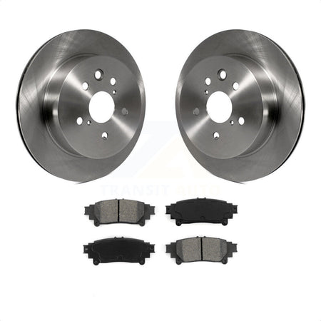 Rear Disc Brake Rotors And Semi-Metallic Pads Kit For Lexus IS250 IS350 K8S-101864 by Transit Auto