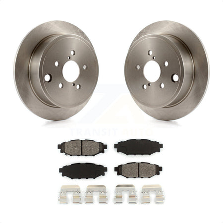 Rear Disc Brake Rotors And Semi-Metallic Pads Kit For Subaru Outback Impreza Forester Legacy Scion FR-S BRZ WRX K8S-101902 by Transit Auto