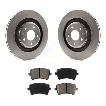 Rear Disc Brake Rotors And Semi-Metallic Pads Kit For Audi S5 A4 Quattro K8S-101912 by Transit Auto