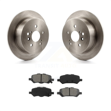 Rear Disc Brake Rotors And Semi-Metallic Pads Kit For 2009-2016 Toyota Venza K8S-101916 by Transit Auto