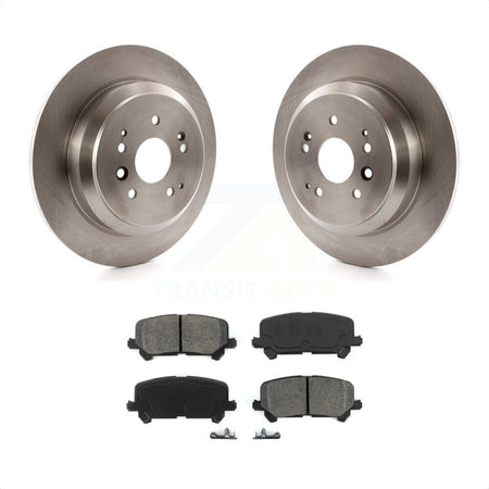 Rear Disc Brake Rotors And Semi-Metallic Pads Kit For 2014-2016 Acura MDX K8S-101964 by Transit Auto