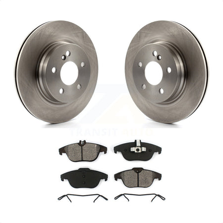 Rear Disc Brake Rotors And Semi-Metallic Pads Kit For Mercedes-Benz E350 C250 C300 C350 E550 K8S-101965 by Transit Auto