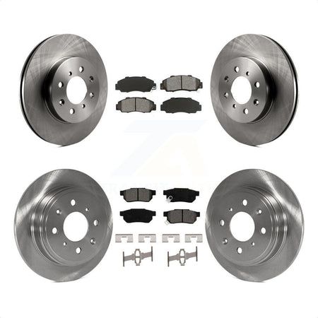 Front Rear Disc Brake Rotors And Semi-Metallic Pads Kit For 1992-1993 Acura Integra GS-R K8S-102786 by Transit Auto