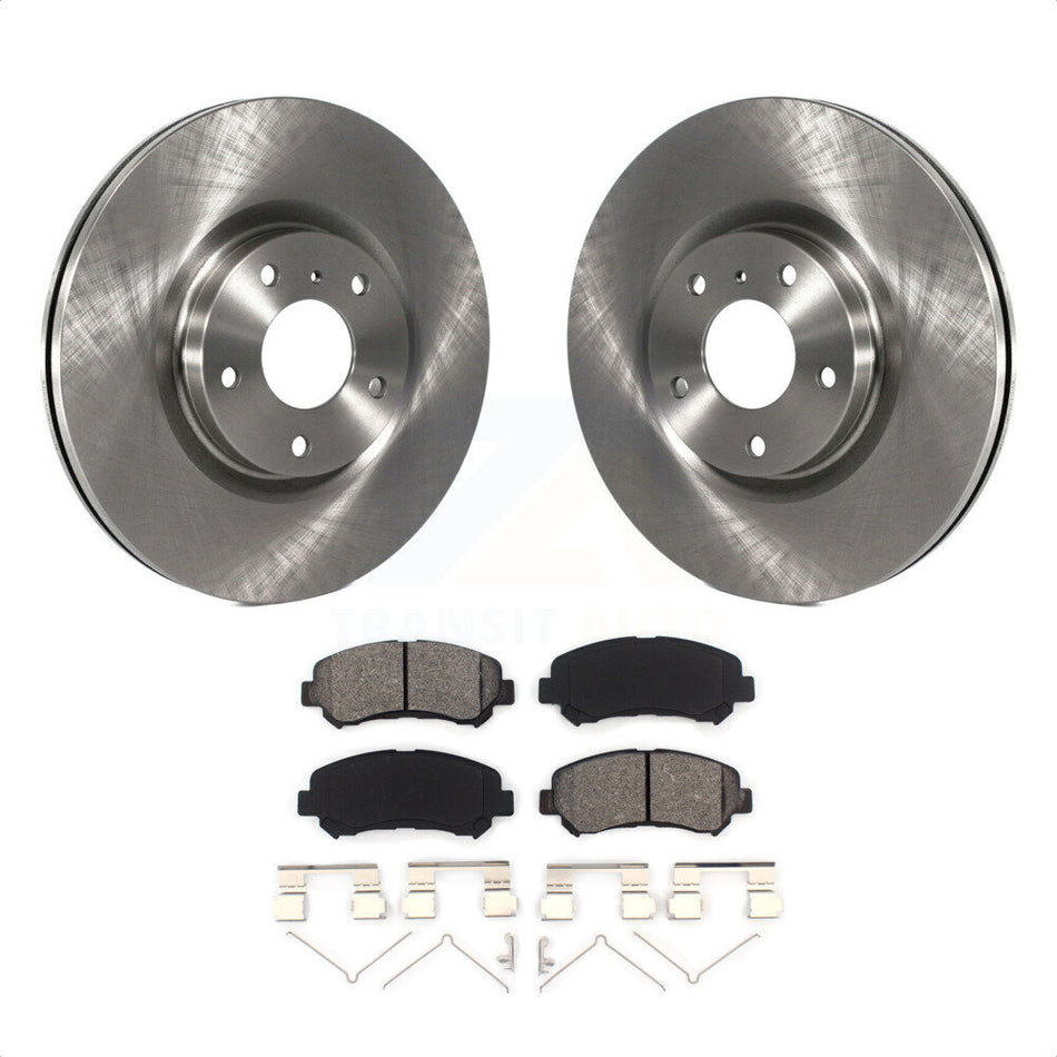 Front Disc Brake Rotors And Semi-Metallic Pads Kit For Nissan Maxima K8S-102839 by Transit Auto