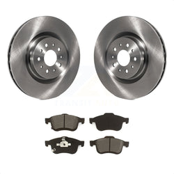 Front Disc Brake Rotors And Semi-Metallic Pads Kit For 2015-2019 Ram ProMaster City K8S-102860