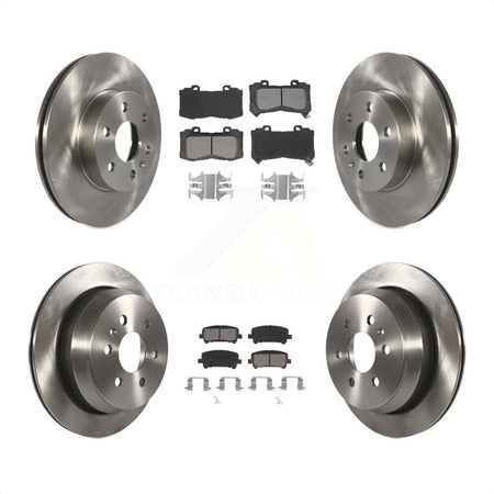 Front Rear Disc Brake Rotors And Semi-Metallic Pads Kit For 2015-2020 Chevrolet Colorado GMC Canyon K8S-102899 by Transit Auto