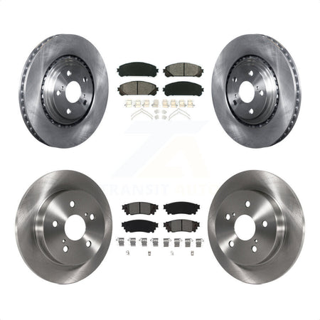 Front Rear Disc Brake Rotors And Semi-Metallic Pads Kit For Lexus NX200t NX300 NX300h K8S-102922 by Transit Auto