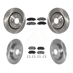 Front Rear Disc Brake Rotors And Semi-Metallic Pads Kit For 2018-2023 Honda Odyssey K8S-102936