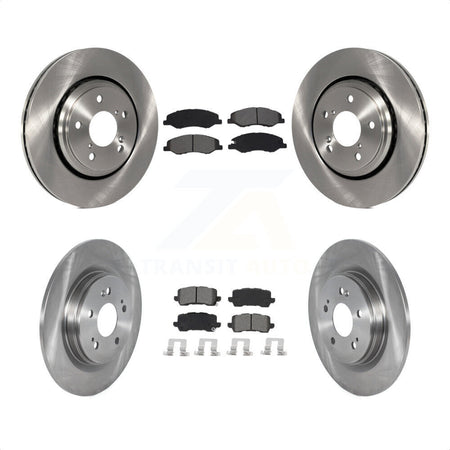 Front Rear Disc Brake Rotors And Semi-Metallic Pads Kit For 2018-2023 Honda Odyssey K8S-102936 by Transit Auto