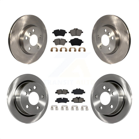 Front Rear Disc Brake Rotors And Semi-Metallic Pads Kit For Mini Cooper K8S-102940 by Transit Auto