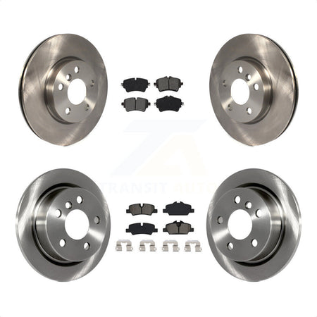 Front Rear Disc Brake Rotors And Semi-Metallic Pads Kit For Mini Cooper K8S-102941 by Transit Auto