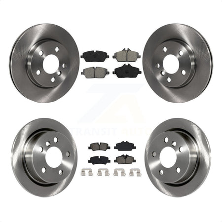 Front Rear Disc Brake Rotors And Semi-Metallic Pads Kit For Mini Cooper K8S-102953 by Transit Auto