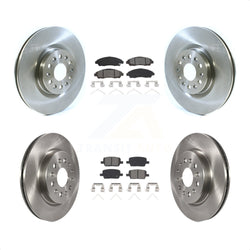 Front Rear Disc Brake Rotors And Semi-Metallic Pads Kit For Cadillac XT5 Buick Enclave XT6 K8S-102957
