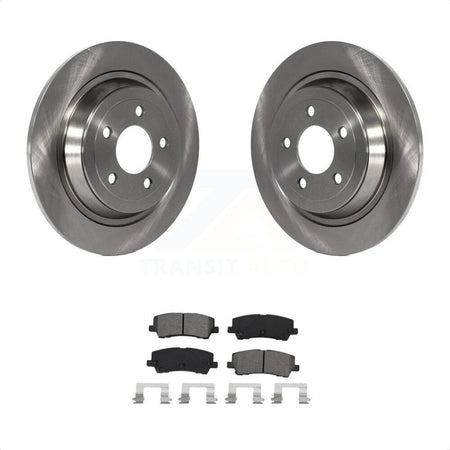 Rear Disc Brake Rotors And Semi-Metallic Pads Kit For Ford Mustang K8S-102969 by Transit Auto