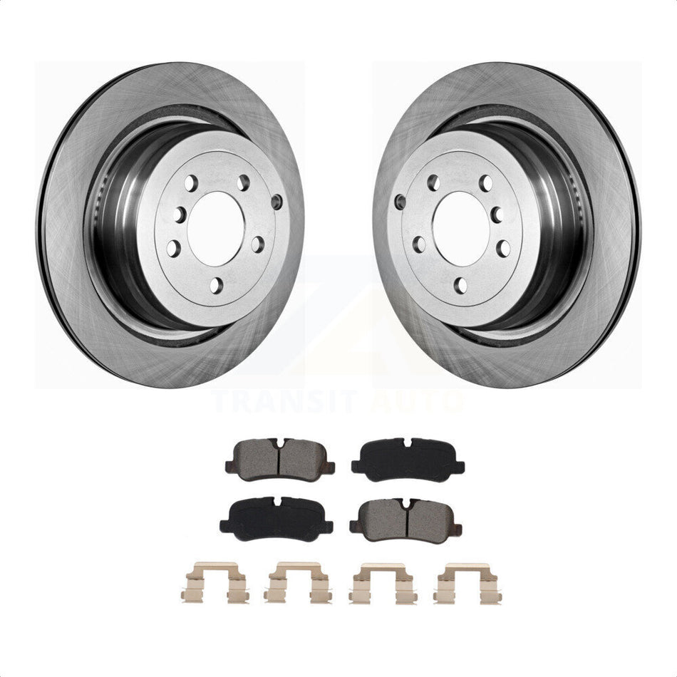 Rear Disc Brake Rotors And Semi-Metallic Pads Kit For Land Rover Range K8S-102973 by Transit Auto