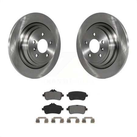 Rear Disc Brake Rotors And Semi-Metallic Pads Kit For Mercedes-Benz ML350 GLE350 ML250 GLE300d K8S-102976 by Transit Auto