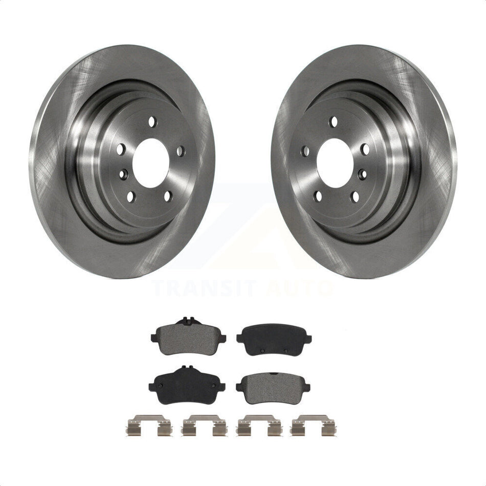 Rear Disc Brake Rotors And Semi-Metallic Pads Kit For Mercedes-Benz ML350 GLE350 ML250 GLE300d K8S-102976 by Transit Auto