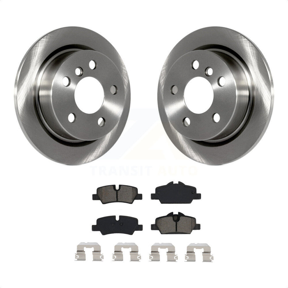 Rear Disc Brake Rotors And Semi-Metallic Pads Kit For Mini Cooper K8S-102980 by Transit Auto