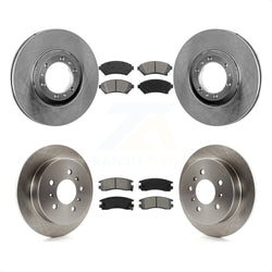 Front Rear Disc Brake Rotors And Semi-Metallic Pads Kit For Buick Century Pontiac Grand Prix Chevrolet Venture Regal Oldsmobile Intrigue Montana Trans Sport K8S-102995