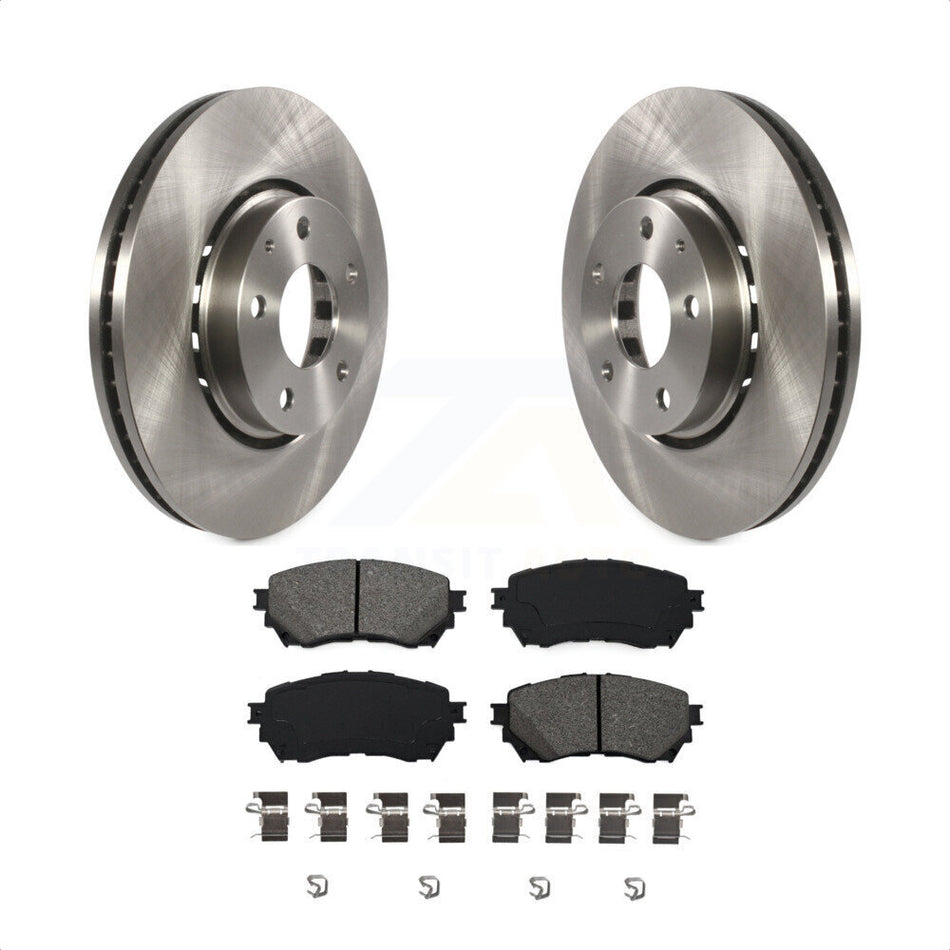 Front Disc Brake Rotors And Semi-Metallic Pads Kit For 2019-2021 Mazda 6 Naturally Aspirated K8S-103133 by Transit Auto