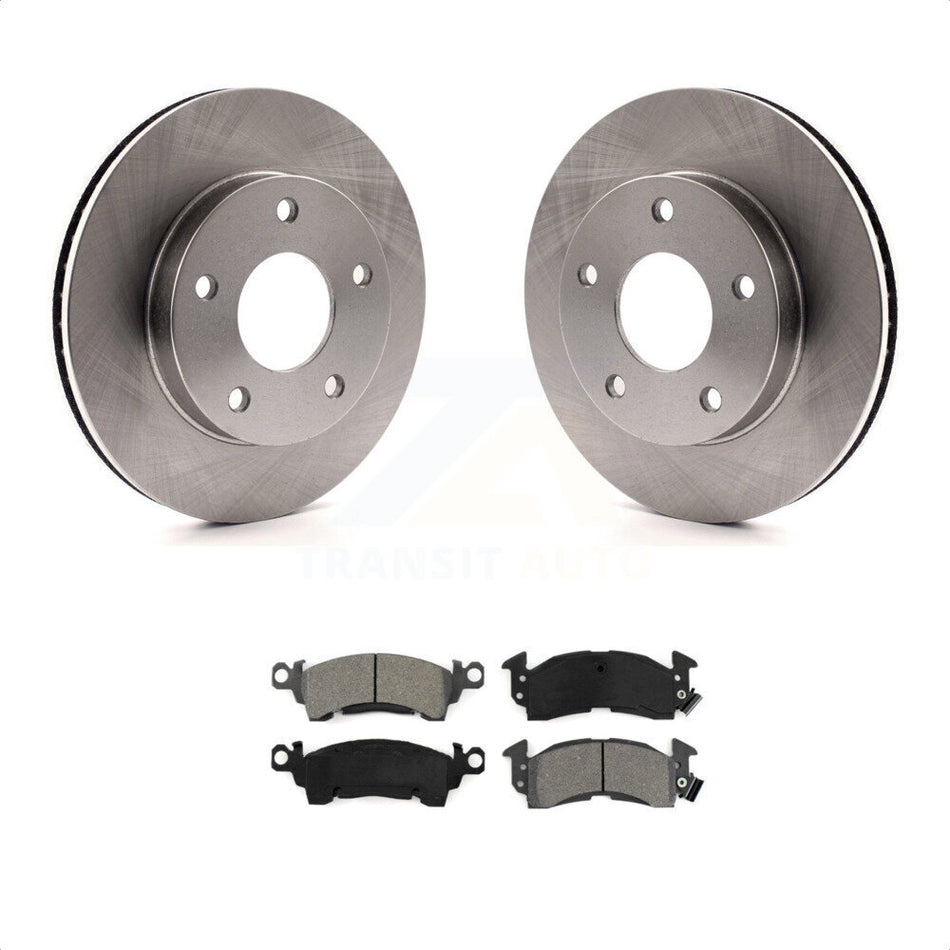 Front Disc Brake Rotors And Semi-Metallic Pads Kit For GMC Jimmy K8S-103144 by Transit Auto