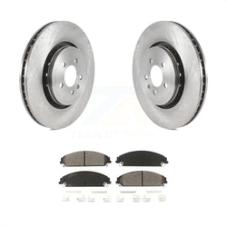 Front Disc Brake Rotors And Semi-Metallic Pads Kit For Dodge Charger With 355mm Diameter Rotor K8S-103521