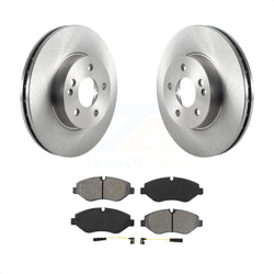Front Disc Brake Rotors And Semi-Metallic Pads Kit For 2016-2020 Mercedes-Benz Metris K8S-103523