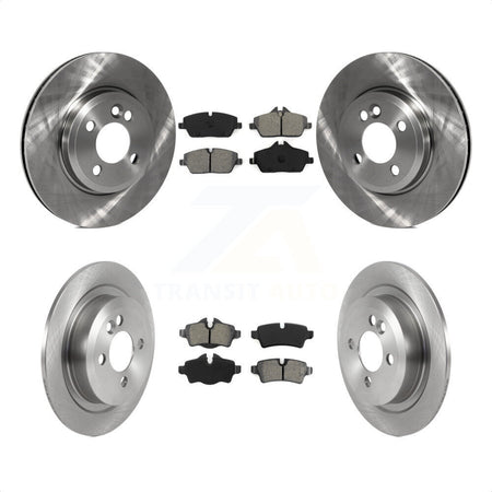 Front Rear Disc Brake Rotors And Semi-Metallic Pads Kit For Mini Cooper K8S-103527 by Transit Auto