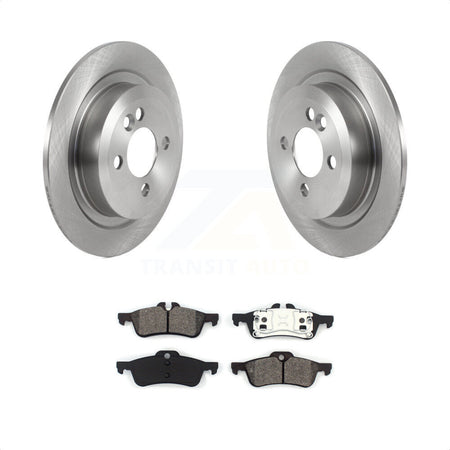 Rear Disc Brake Rotors And Semi-Metallic Pads Kit For 2007-2008 Mini Cooper Convertible With 280mm Diameter Rotor K8S-103561 by Transit Auto