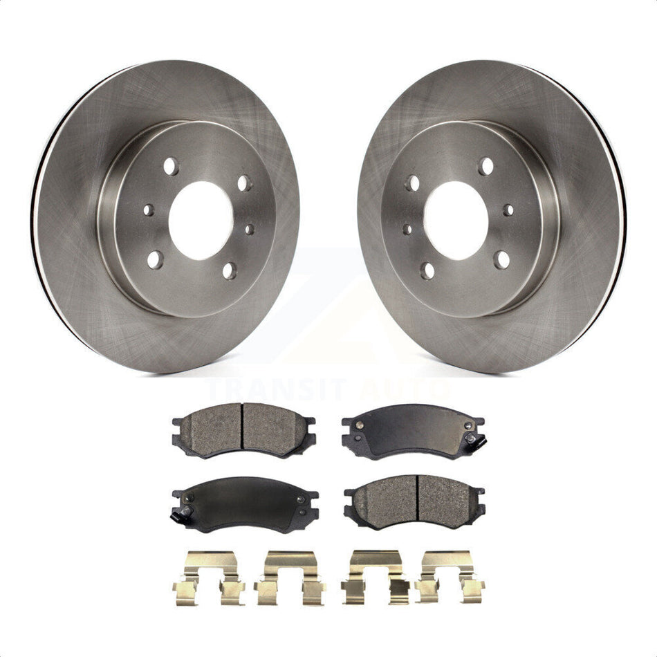 Front Disc Brake Rotors And Ceramic Pads Kit For Saturn SL2 SL1 SC2 SL SC1 SW2 SW1 SC K8T-100007 by Transit Auto