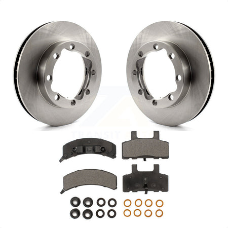 Front Disc Brake Rotors And Ceramic Pads Kit For K1500 Suburban GMC Chevrolet K2500 K8T-100009 by Transit Auto