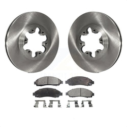 Front Disc Brake Rotors And Ceramic Pads Kit For Chevrolet Colorado GMC Canyon Isuzu i-290 i-280 i-370 i-350 K8T-100040