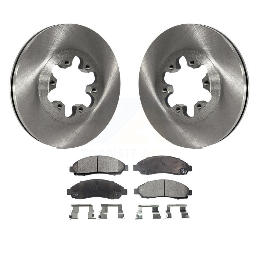 Front Disc Brake Rotors And Ceramic Pads Kit For Chevrolet Colorado GMC Canyon Isuzu i-290 i-280 i-370 i-350 K8T-100040 by Transit Auto