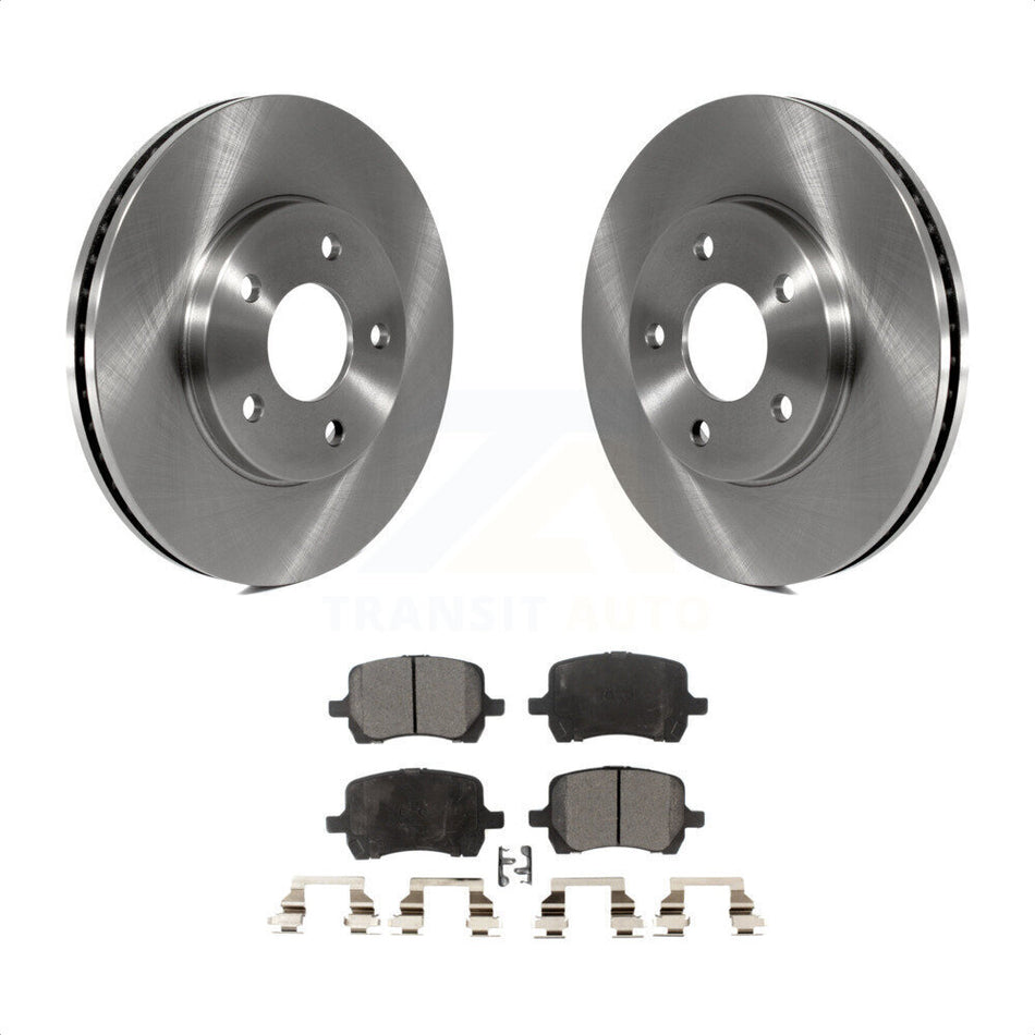 Front Disc Brake Rotors And Ceramic Pads Kit For Chevrolet HHR K8T-100055 by Transit Auto