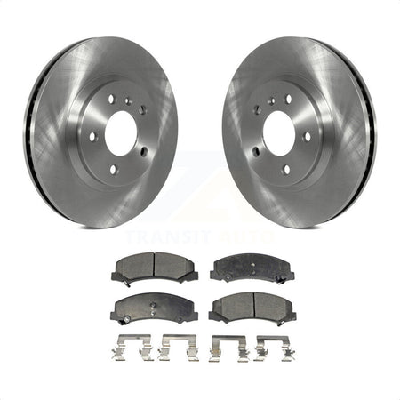 Front Disc Brake Rotors And Ceramic Pads Kit For Chevrolet Impala Buick Lucerne Limited Monte Carlo K8T-100057 by Transit Auto