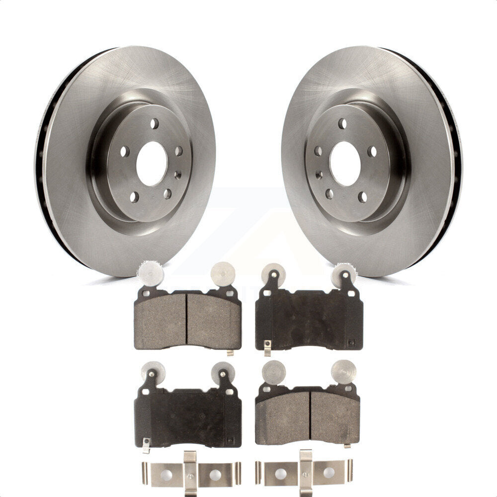 Front Disc Brake Rotors And Ceramic Pads Kit For Chevrolet Camaro SS K8T-100080 by Transit Auto