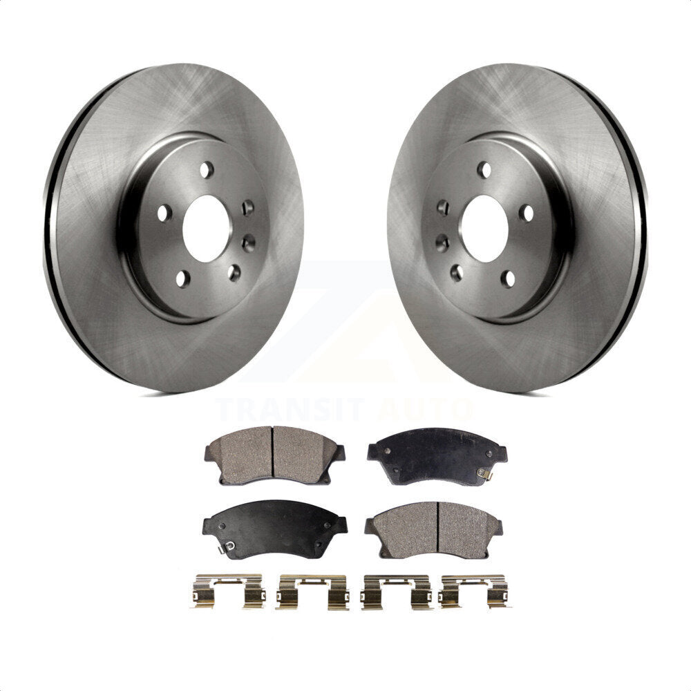 Front Disc Brake Rotors And Ceramic Pads Kit For Chevrolet Buick Encore Trax Sonic K8T-100089 by Transit Auto