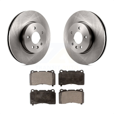 Front Disc Brake Rotors And Ceramic Pads Kit For Cadillac ATS K8T-100092 by Transit Auto